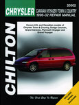 Chrysler Caravan/Voyager/Town&Country for 1996-02 (Excludes information specific to all-wheel drive models) Chrysler Caravan/Voyager/Town&Country for 1996-02 (Excludes information specific to all-wheel drive models)