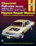 Chevrolet full-size V6 & V8 petrol, Impala, Caprice, Biscayne, Bel Air, Kingswood & Townsman (1969-1990) Chevrolet full-size V6 & V8 petrol, Impala, Caprice, Biscayne, Bel Air, Kingswood & Townsman (1969-1990)