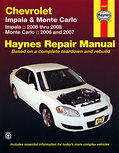 Chevrolet Impala (2006 thru 2011) and Monte Carlo (2006 and 2007) Chevrolet Impala (2006 thru 2011) and Monte Carlo (2006 and 2007)