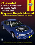 Chevrolet Lumina, Monte Carlo and Impala 1995 thru 2005 Front-wheel Drive Models. Does not include information specific to supercharged models. Chevrolet Lumina, Monte Carlo and Impala 1995 thru 2005 Front-wheel Drive Models. Does not include information specific to supercharged models.