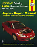 Chrysler Sebring and Dodge Stratus/Avenger for 1995 thru 2006 (Does not include information specific to Flexible Fuel Vehicles) Chrysler Sebring and Dodge Stratus/Avenger for 1995 thru 2006 (Does not include information specific to Flexible Fuel Vehicles)