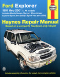 Ford Explorer & Mazda Navajo covering Ford Explorer & Mazda Navajo (1991-2001), Mercury Mountaineer (1997-2001), Explorer Sport (2000-2003), & Explorer Sport Trac (2001-2005) (USA) Ford Explorer & Mazda Navajo covering Ford Explorer & Mazda Navajo (1991-2001), Mercury Mountaineer (1997-2001), Explorer Sport (2000-2003), & Explorer Sport Trac (2001-2005) (USA)