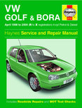VW Golf and Bora Petrol and Diesel (April 98 - 00) R to X VW Golf and Bora Petrol and Diesel (April 98 - 00) R to X