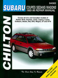Subaru Coupes, Sedans & Wagons covering the Brat, Impreza, Justy, Legacy, Loyale, Outback, Sedan, Std, SVX, Wagon, XT & XT-6 for 1985-96 Subaru Coupes, Sedans & Wagons covering the Brat, Impreza, Justy, Legacy, Loyale, Outback, Sedan, Std, SVX, Wagon, XT & XT-6 for 1985-96
