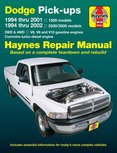 Dodge Full-size Pick-ups for 1500 models (1994-2001) and 2500/3500 models (1994-2002) with gasoline and Cummins turbo-diesel engines Dodge Full-size Pick-ups for 1500 models (1994-2001) and 2500/3500 models (1994-2002) with gasoline and Cummins turbo-diesel engines