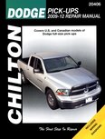 Dodge Pick-Up for 2009-12 covering all models (excludes 2009 fleet models equipped with the 5.9L diesel engine) Dodge Pick-Up for 2009-12 covering all models (excludes 2009 fleet models equipped with the 5.9L diesel engine)